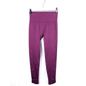 Tek Gear Women’s Mid Rise Leggings with mesh Magenta/Fuchsia Size‎ S